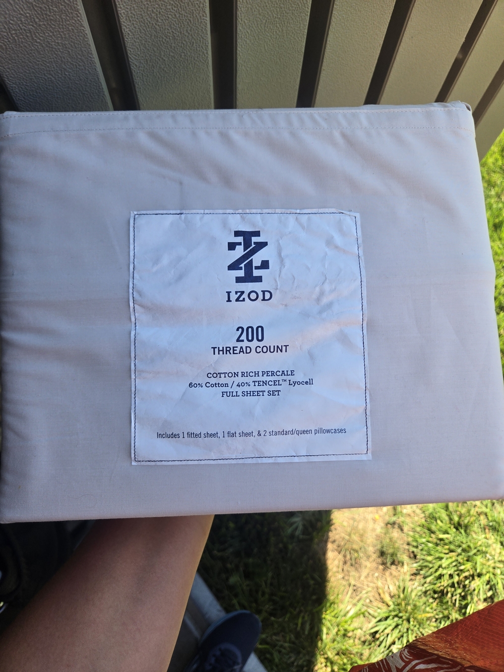 Izod Full Sheet Set in Light Beige